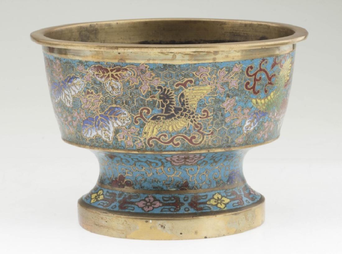 An Elegant Chinese Cloisonne Burner Censor (1 of 7)