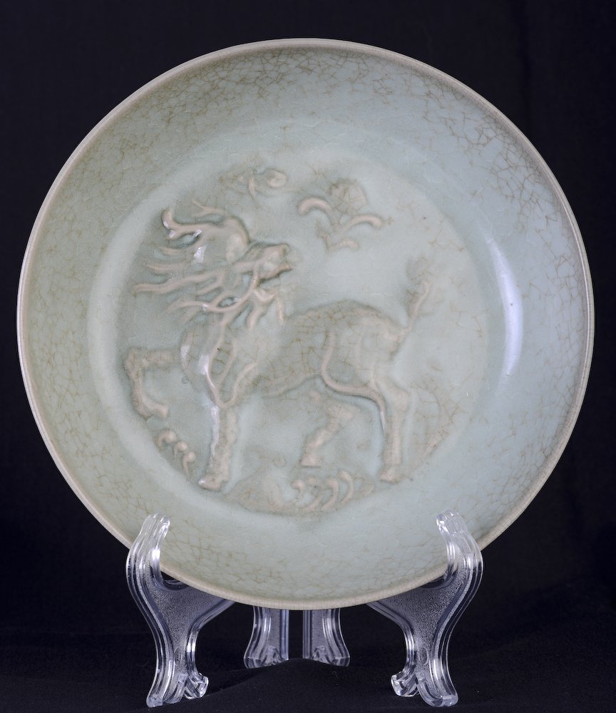 A nice Chinese Ru kiln plate (1 of 11)