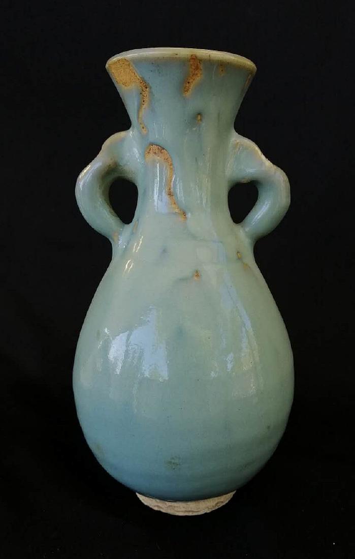 CHINESE LIAO JIN GUAN GLAZE VASE WITH DOUBLE EARS (1 of 6)