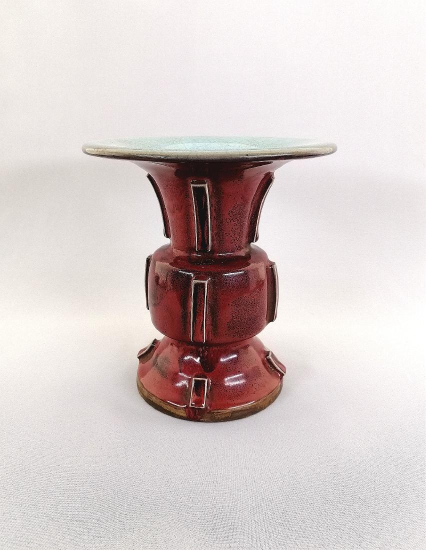 An elegant Chinese Jun kiln Zun (1 of 5)