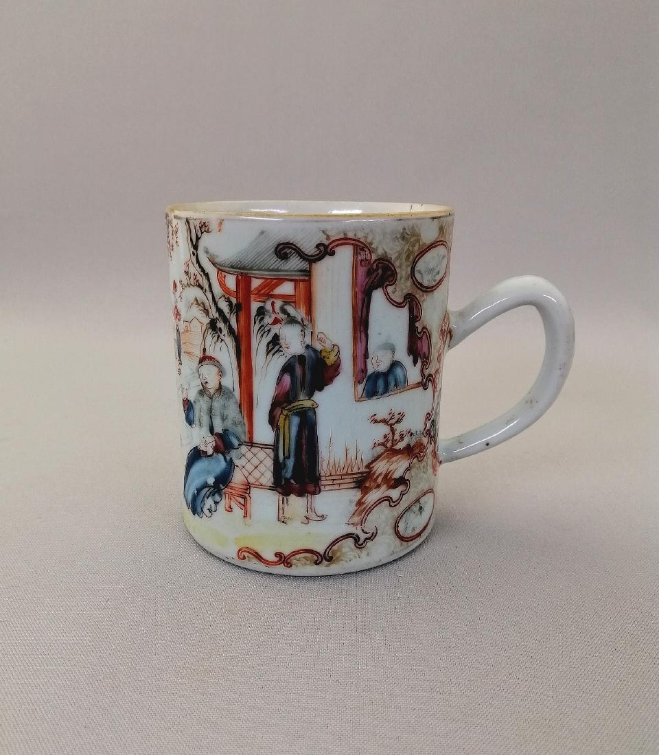 NICE CHINESE 18TH C. EXPORT FAMILLE ROSE CUP (1 of 6)