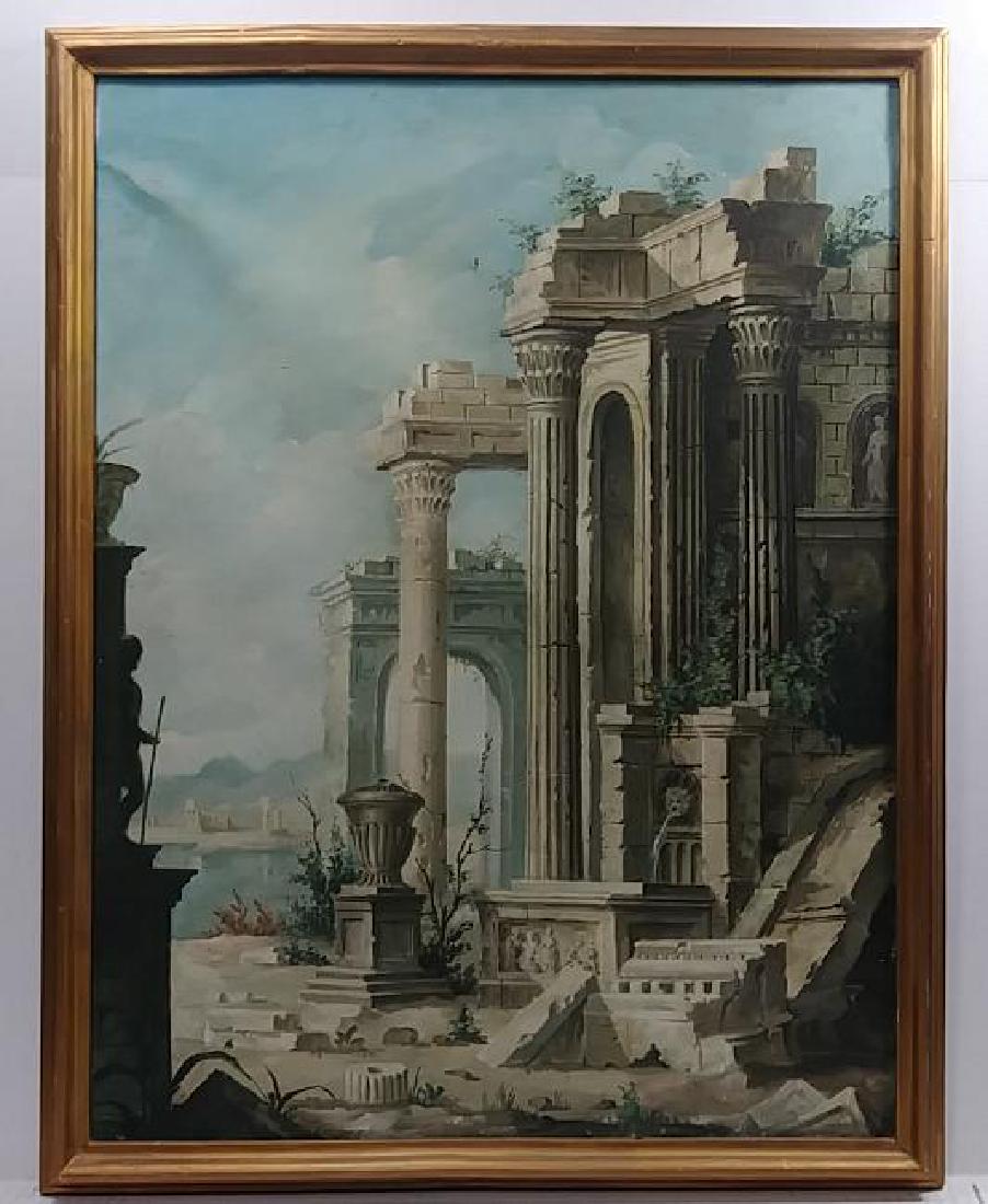 Antique Architecture Roman Ruins Painting (1 of 8)