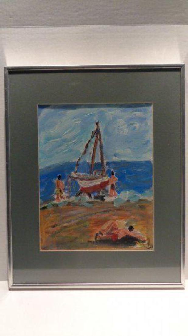 Original Street N York Impressionism Plain Air Painting (1 of 1)