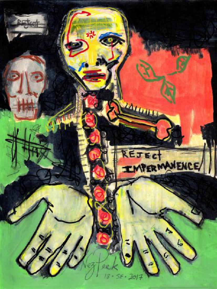 Original Nez Peek Outsider Art Dada Expressionist (1 of 1)