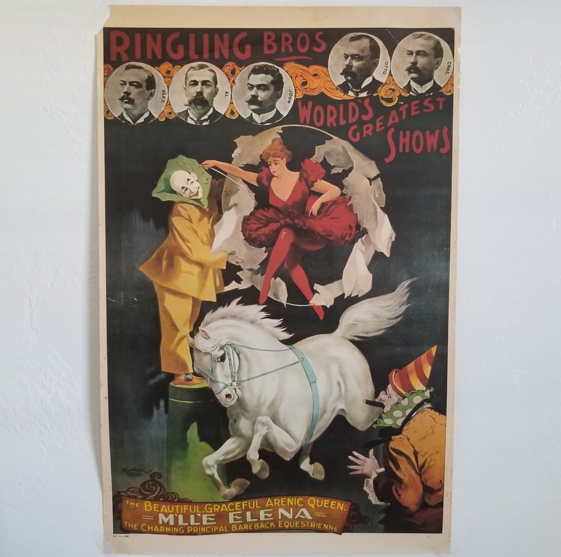 Vintage Ringling Bros Poster (1 of 4)
