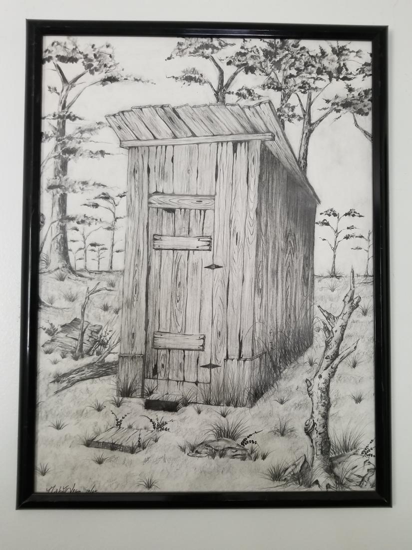 Original Pencil Drawing Signed Oct 16 2018 Global Collection