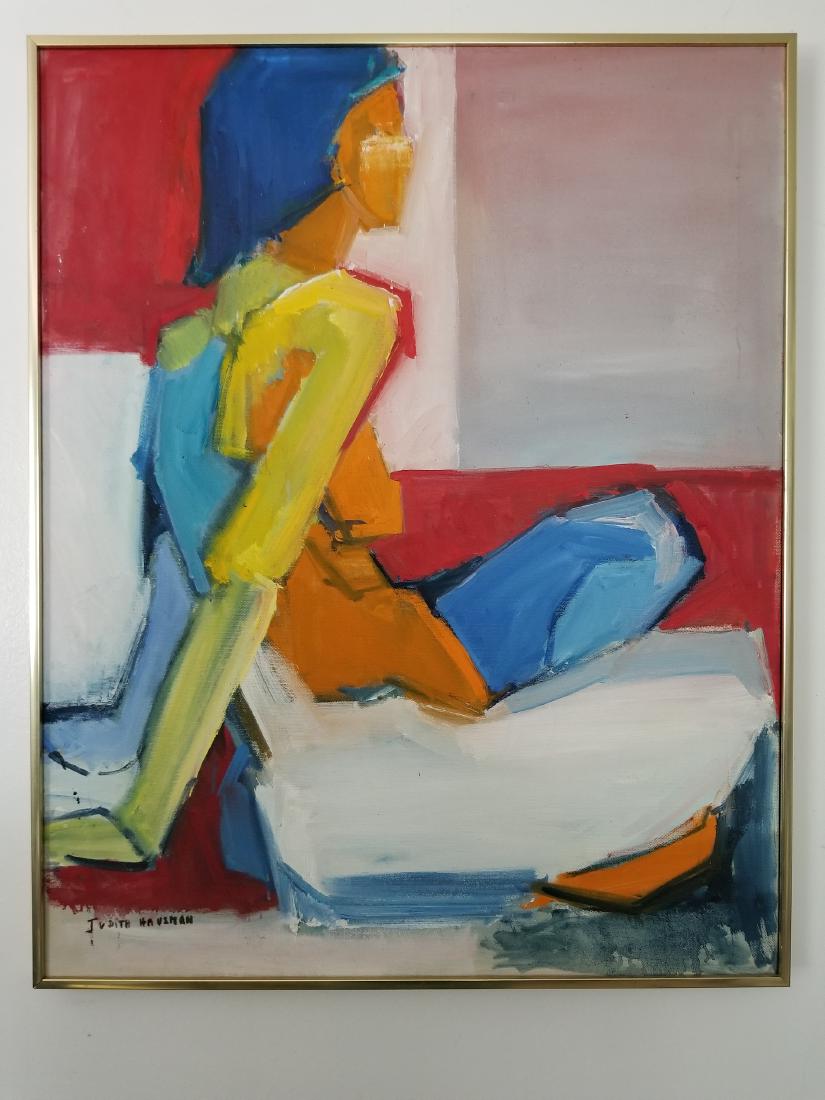 Judith Hausman Contemporary Abstract Painting Signed (1 of 4)