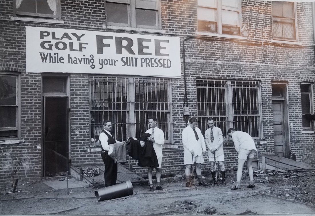 Tailor Shop Golf Art Print (1 of 1)