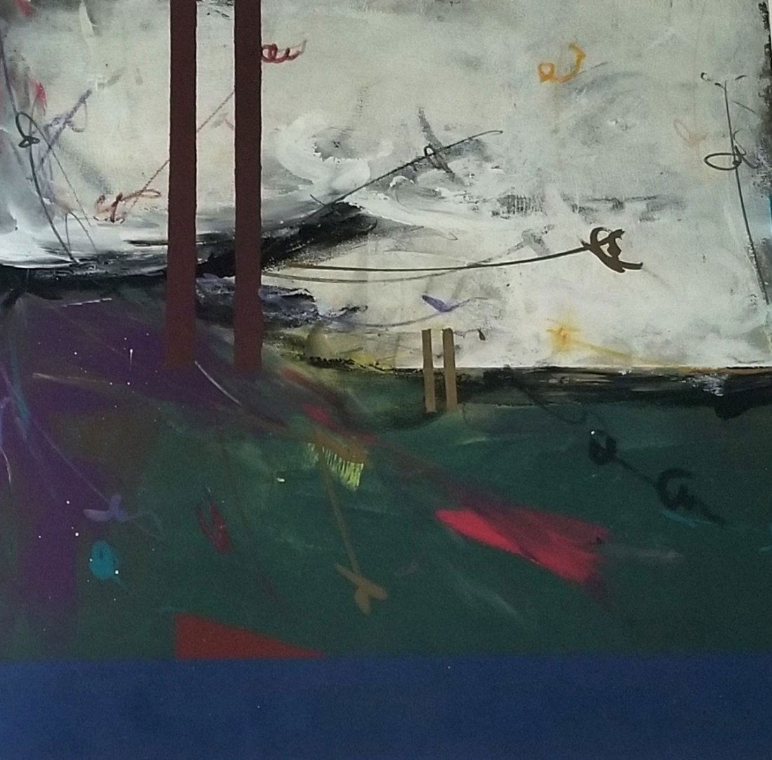 Original Abstract Painting. Henry Miller (1 of 5)