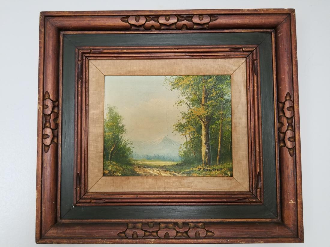 J. Aulaire Vintage Oil Painting (1 of 9)