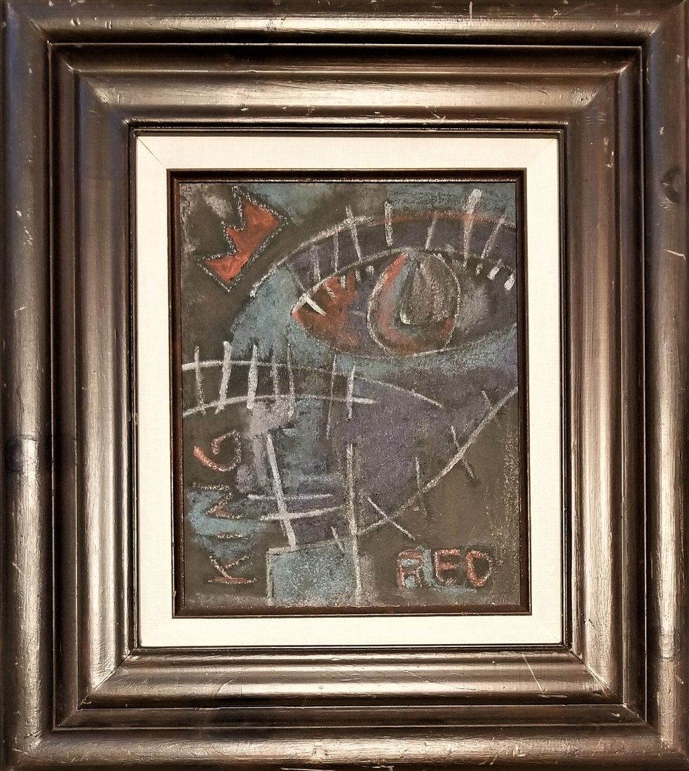 New York Abstract Rare Painting (1 of 3)