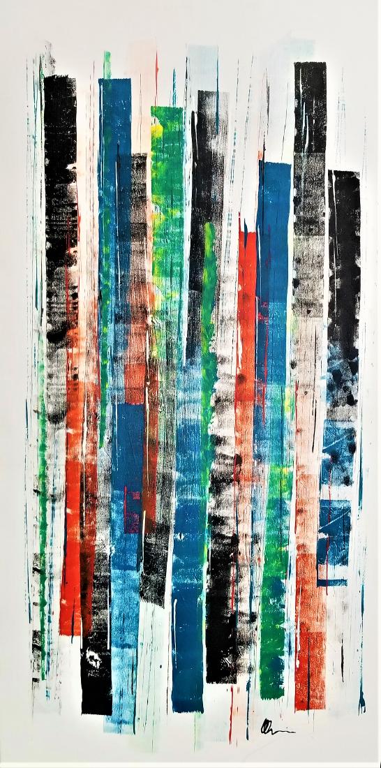 Original Abstract Painting Signed (1 of 4)