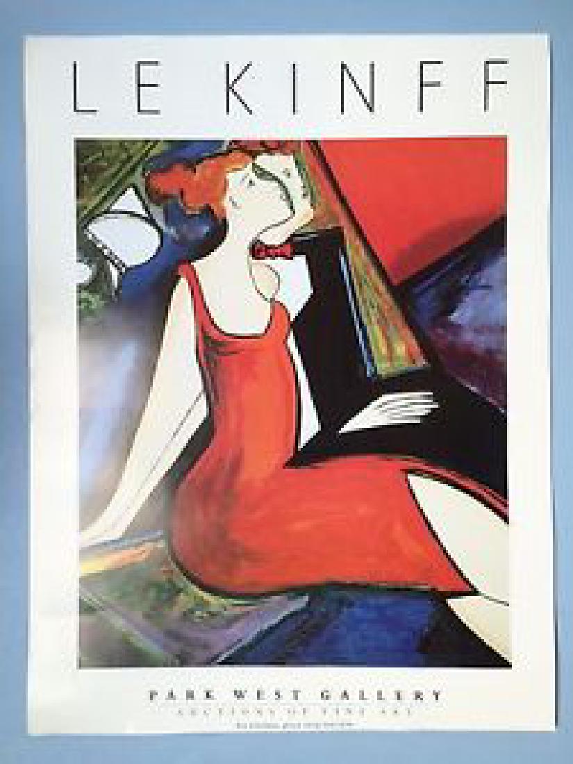 Le Kinff  Vintage Gallery Advertising Poster (1 of 1)