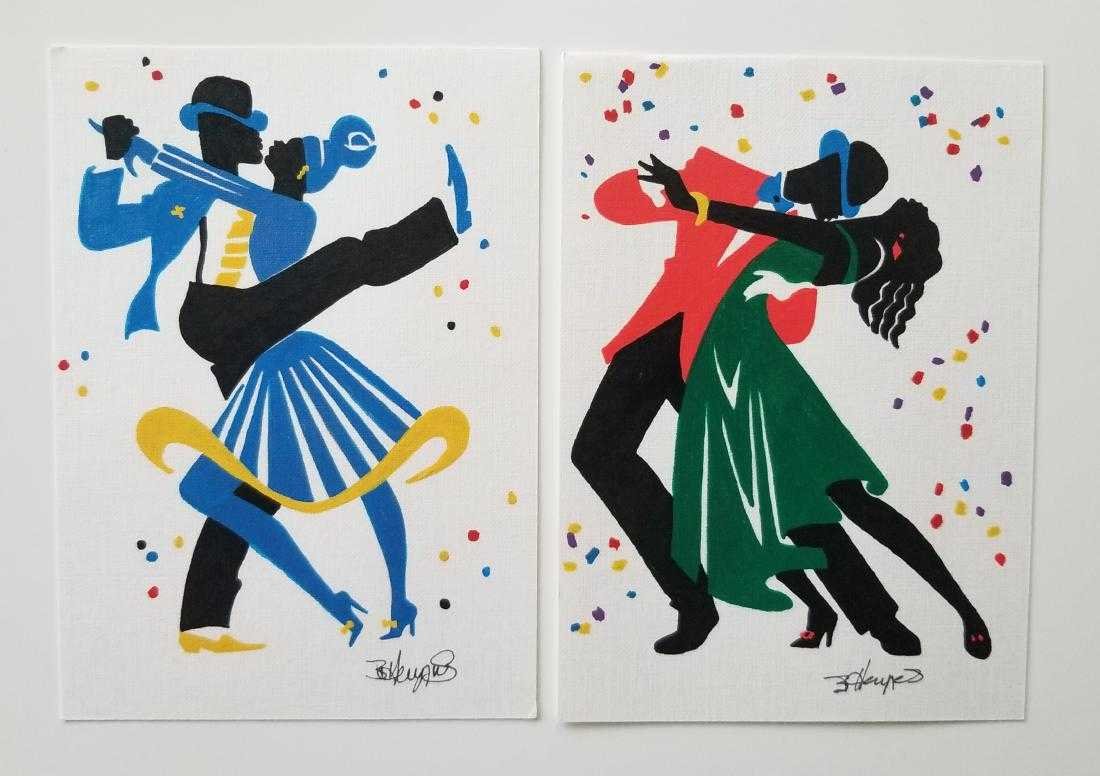 Set of two Acrylic Paintings (1 of 1)