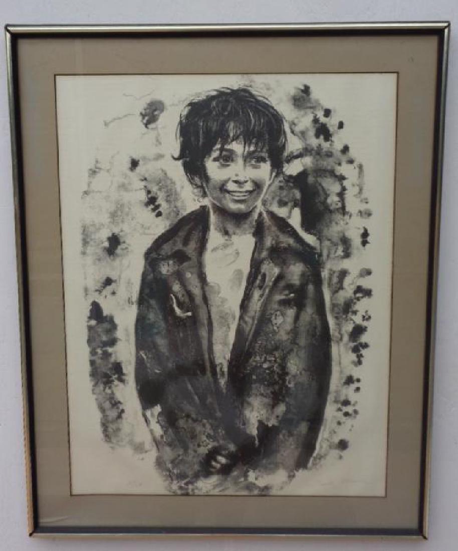 Vintage lithograph Signed S. Litterman 85/150 (1 of 3)