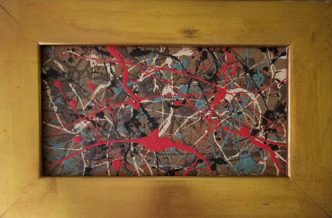 Jackson Pollock Painting. (1 of 6)