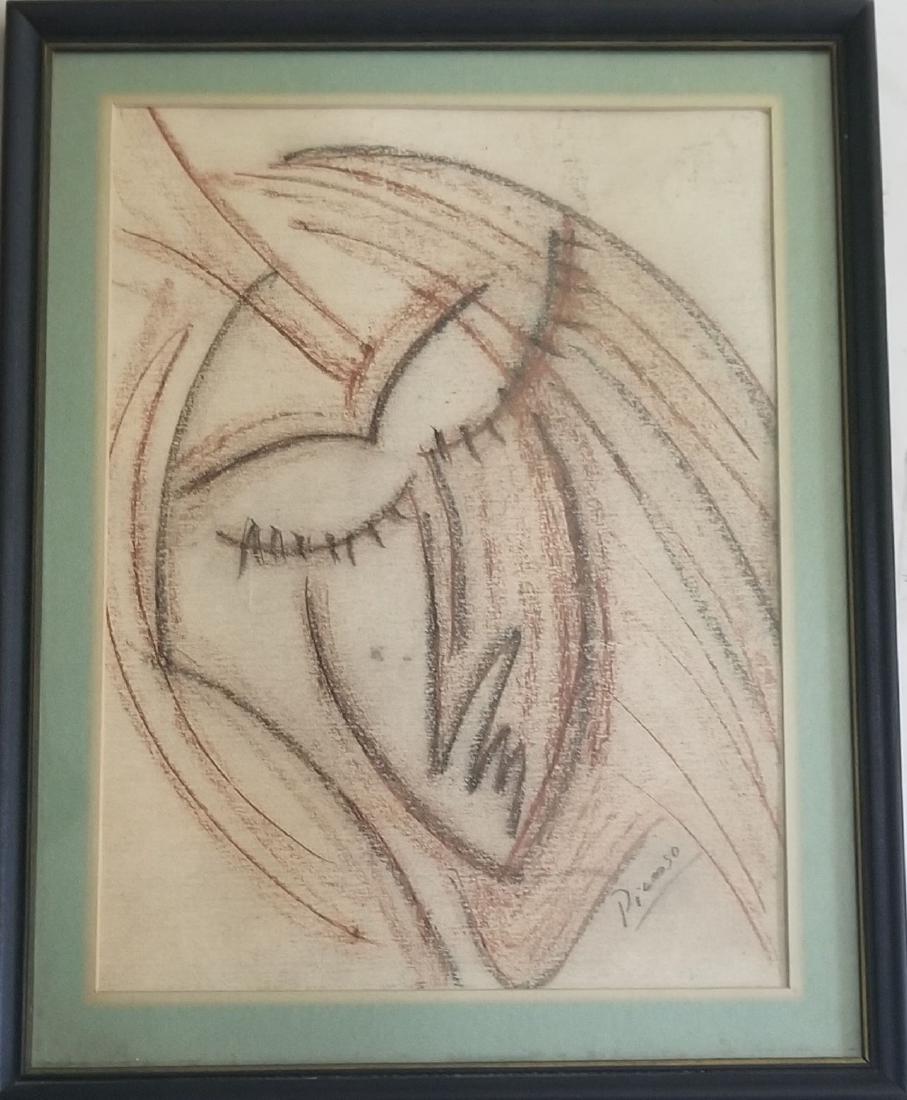 Pablo Picasso Vintage Drawing. (1 of 5)