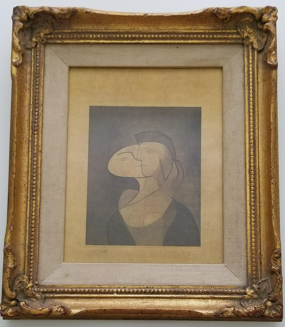 Vintage Picasso Print Signed & Stamped. (1 of 7)