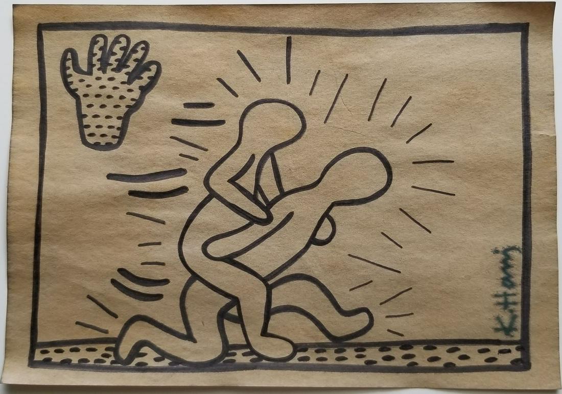 Keith Haring Painting New York Collection (1 of 2)