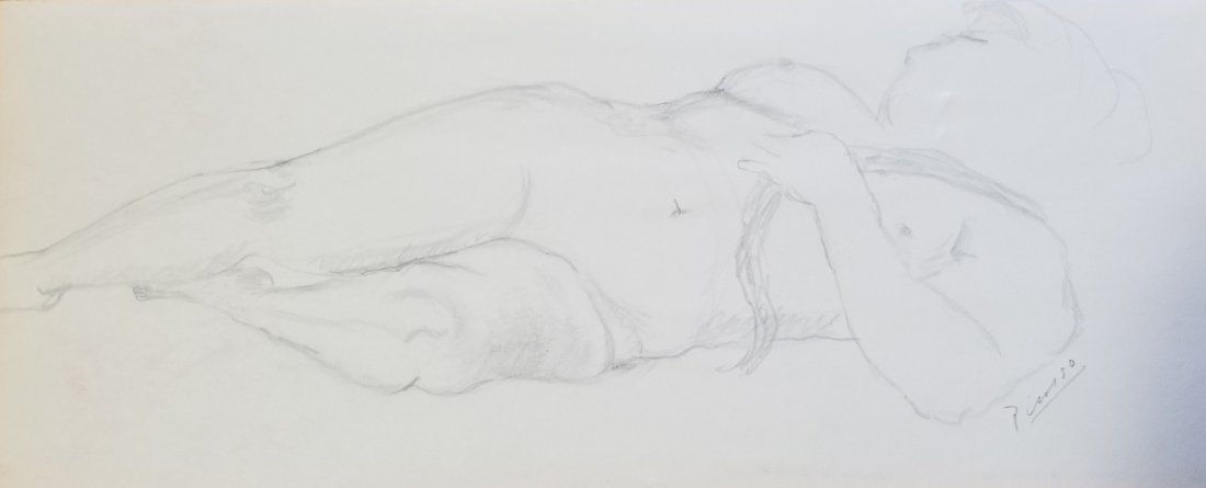 Pablo Picasso Drawing on Paper (1 of 4)