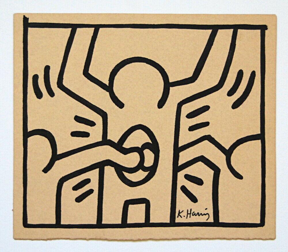 Keith Haring Painting on Paper New York Collection: Keith Haring Painting on Paper New York Collection. Keith Allen Haring (May 4, 1958. February 16, 1990) was an American artist whose pop art and graffiti-like work grew out of the New York City street