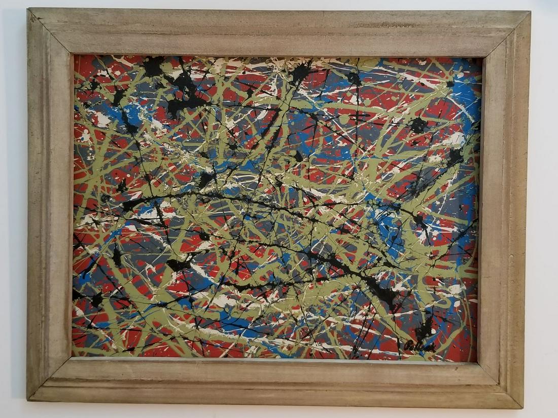 Jackson Pollock Abstract Painting (1 of 5)
