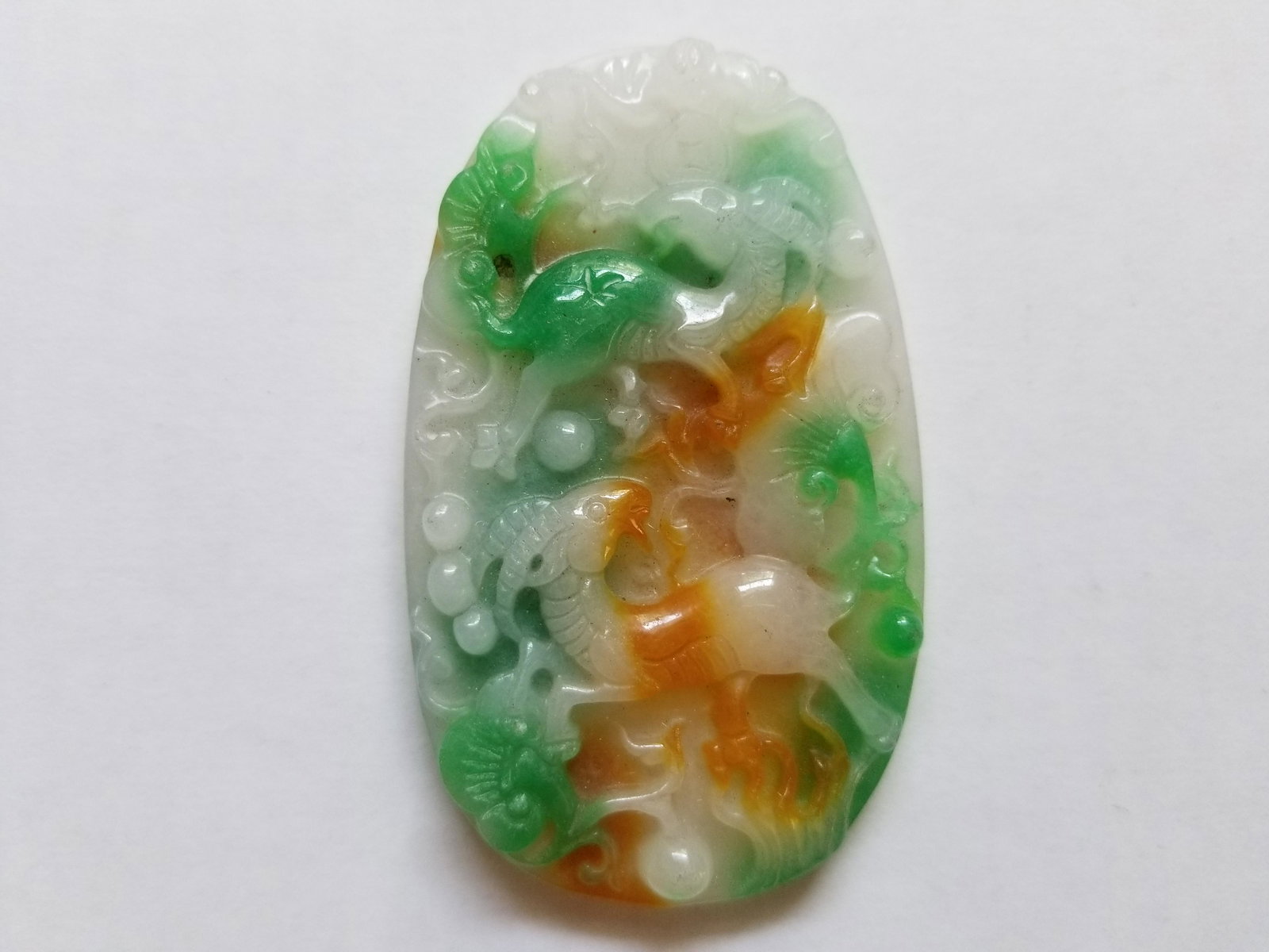 Jadeite Jade Pendant: Jadeite Jade pendant.