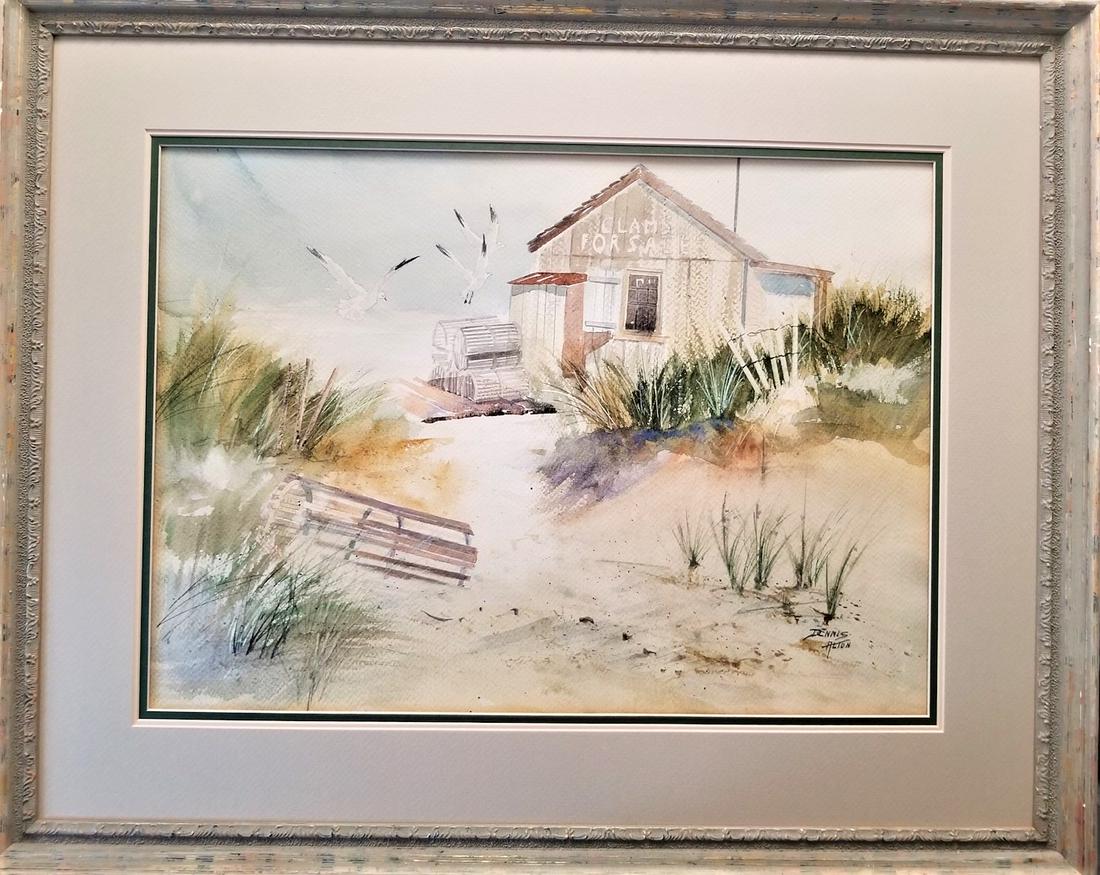 Dennis Alton Signed Vintage Watercolor (1 of 6)