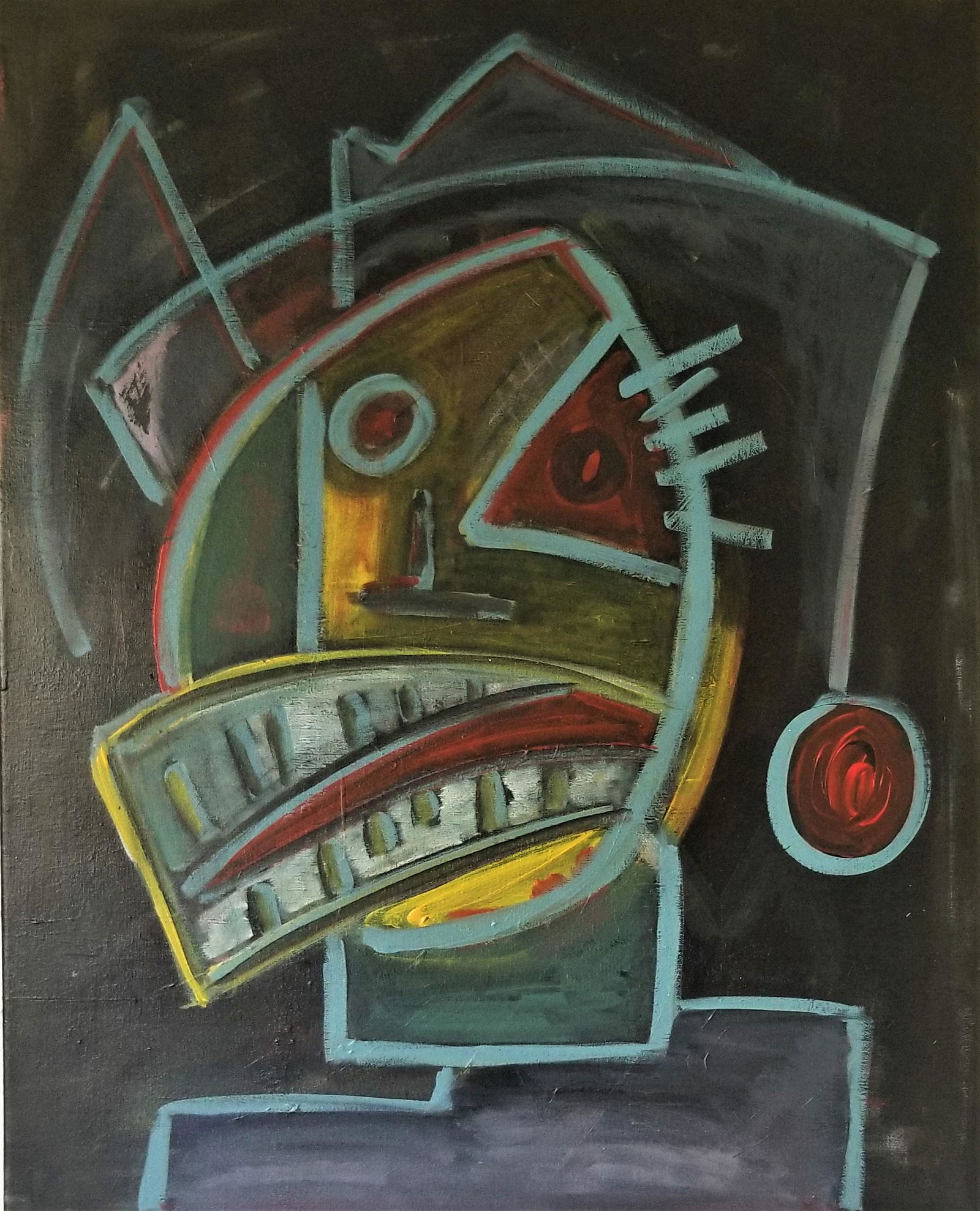 Original Abstract Acrylic Painting. (1 of 4)