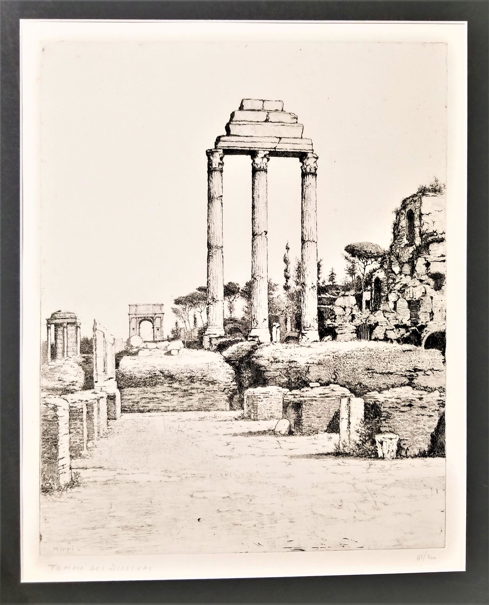 G. B Mirri Original Etching Signed (1 of 5)