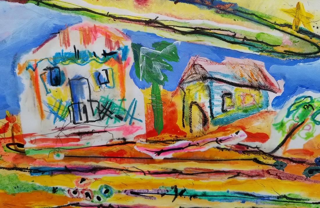 Original Abstract Painitng Signed (1 of 5)