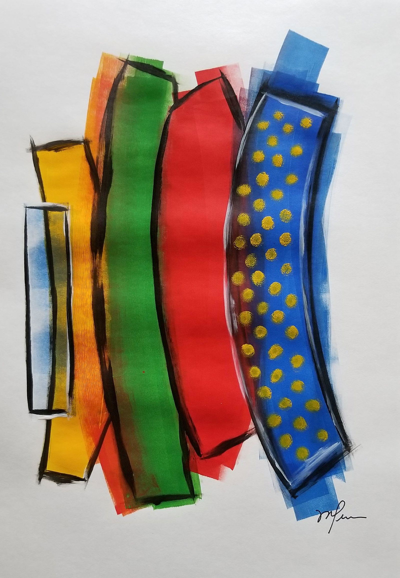 Original Modern  Acrylic Painting (1 of 2)