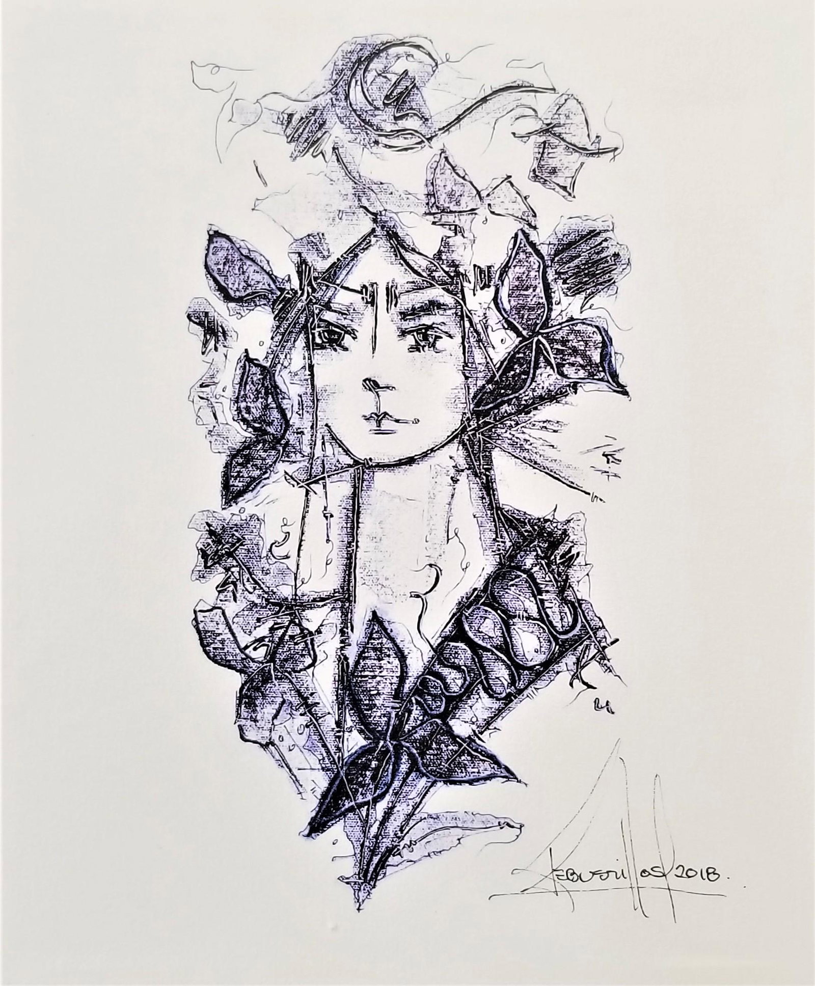 Original Artwork On Canvas: Original ArtworkPrint On CAnvas By The Cuban Artist Jose M. Garcia Rebustillos Approximate Measurements:10 x 12