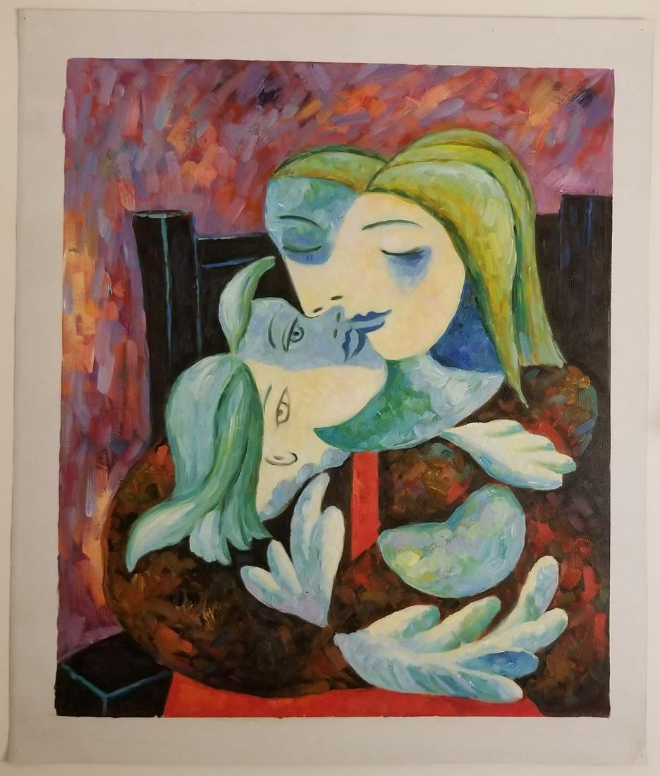 P.Picasso Oil Painting on Canvas (1 of 6)