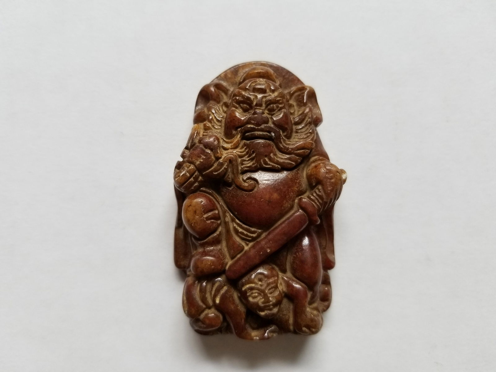 Exquisite Jade carved Zhongkui Lucky (1 of 2)
