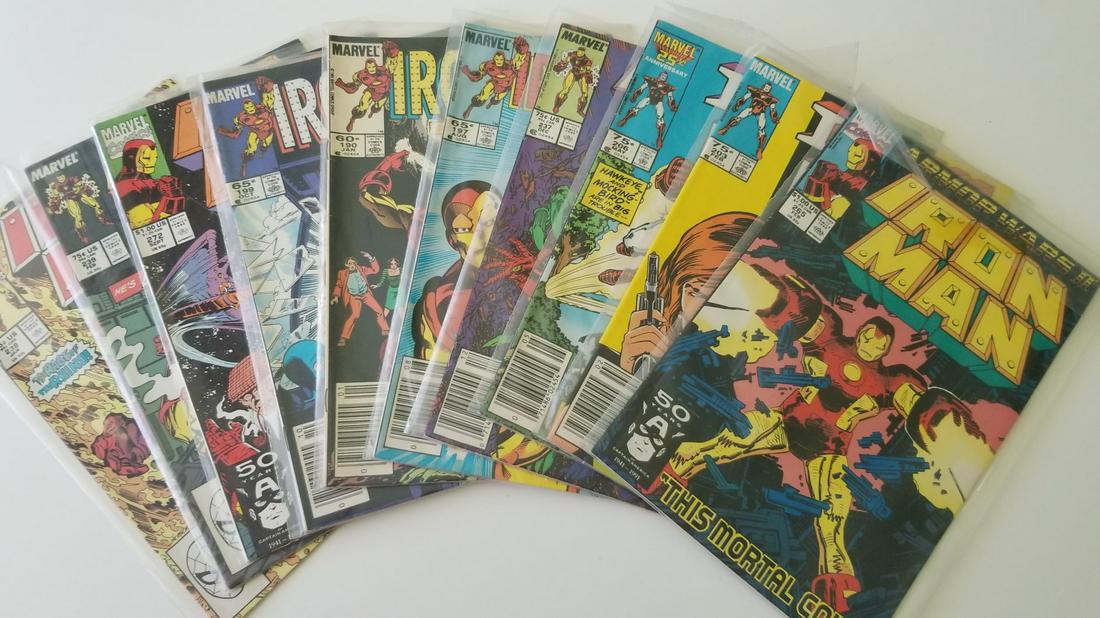 Set of 10 Vintage Iron Man Marvel Comics (1 of 12)