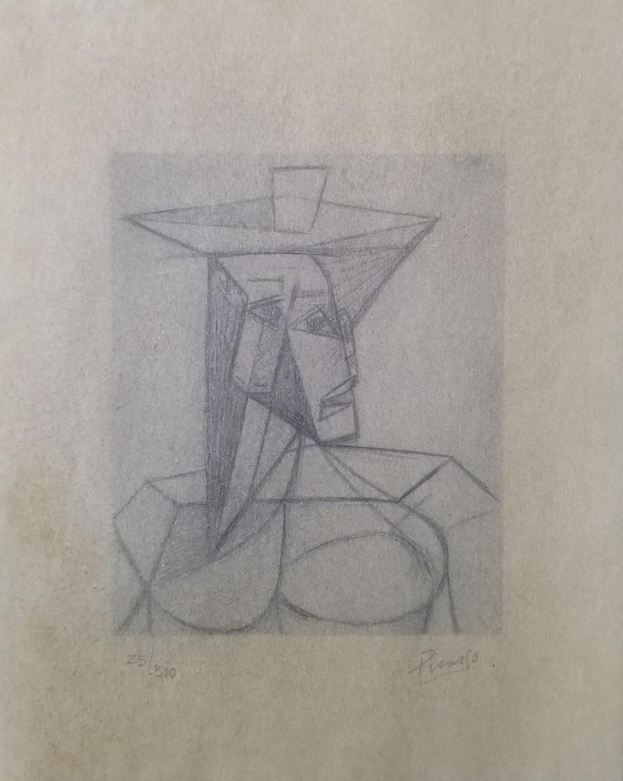 Vintage Picasso Limited Edition Print Signed (1 of 3)
