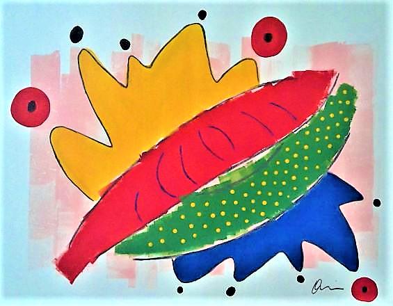 Original Painting Signed And Stamped (1 of 2)