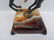 Iron statue on onyx, made in italy, limited edition - 4