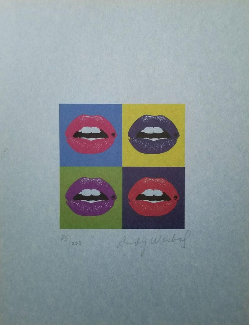 Andy Warhol Print Signed (1 of 2)