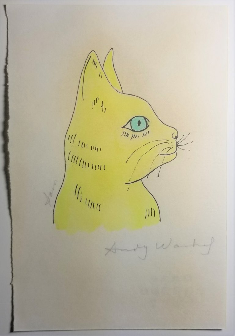 Andy Warhol Mixed Media on Paper (1 of 3)
