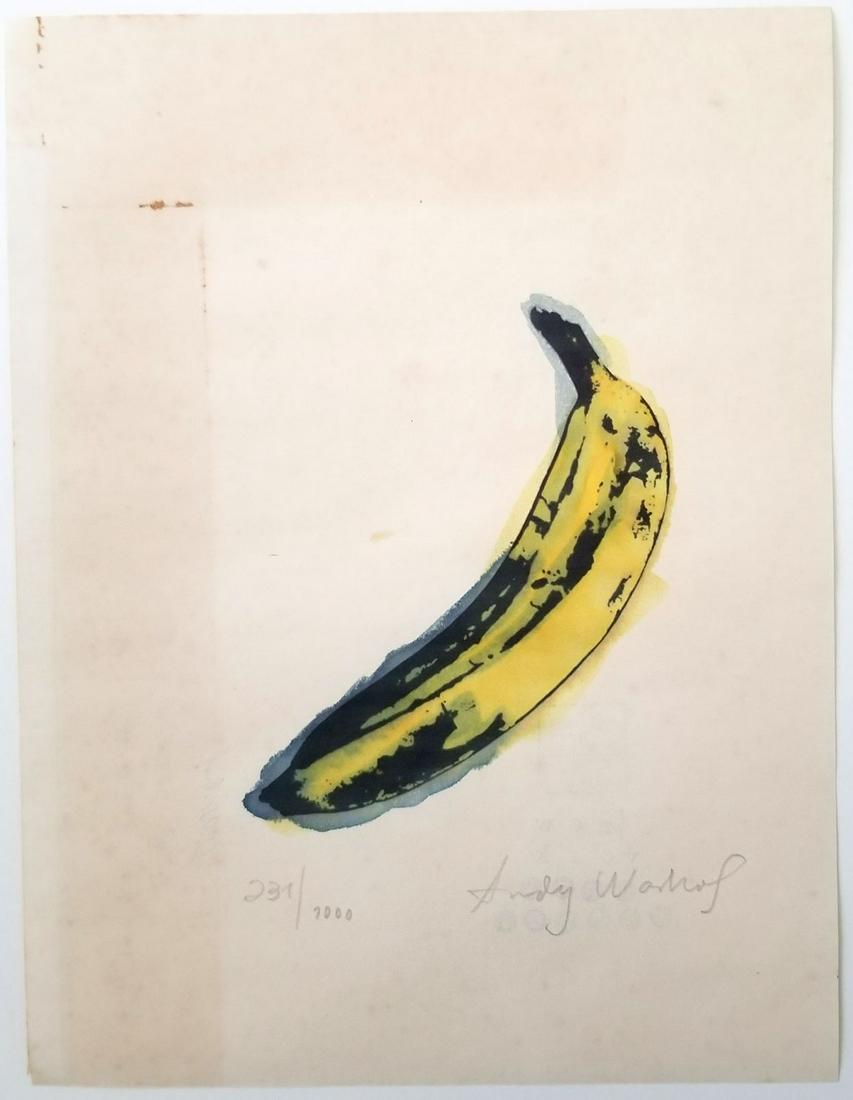 Andy Warhol Mixed Media Art Signed (1 of 2)