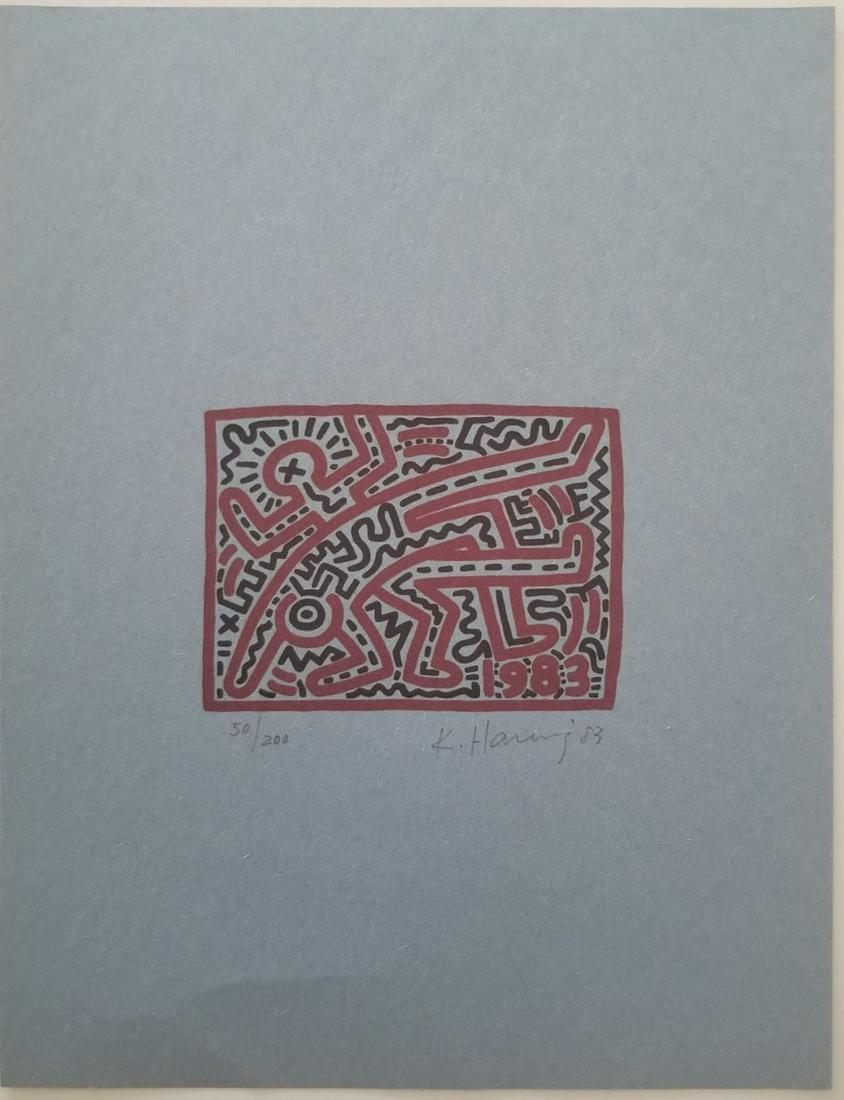 Keith Haring Art-Print Signed (1 of 2)