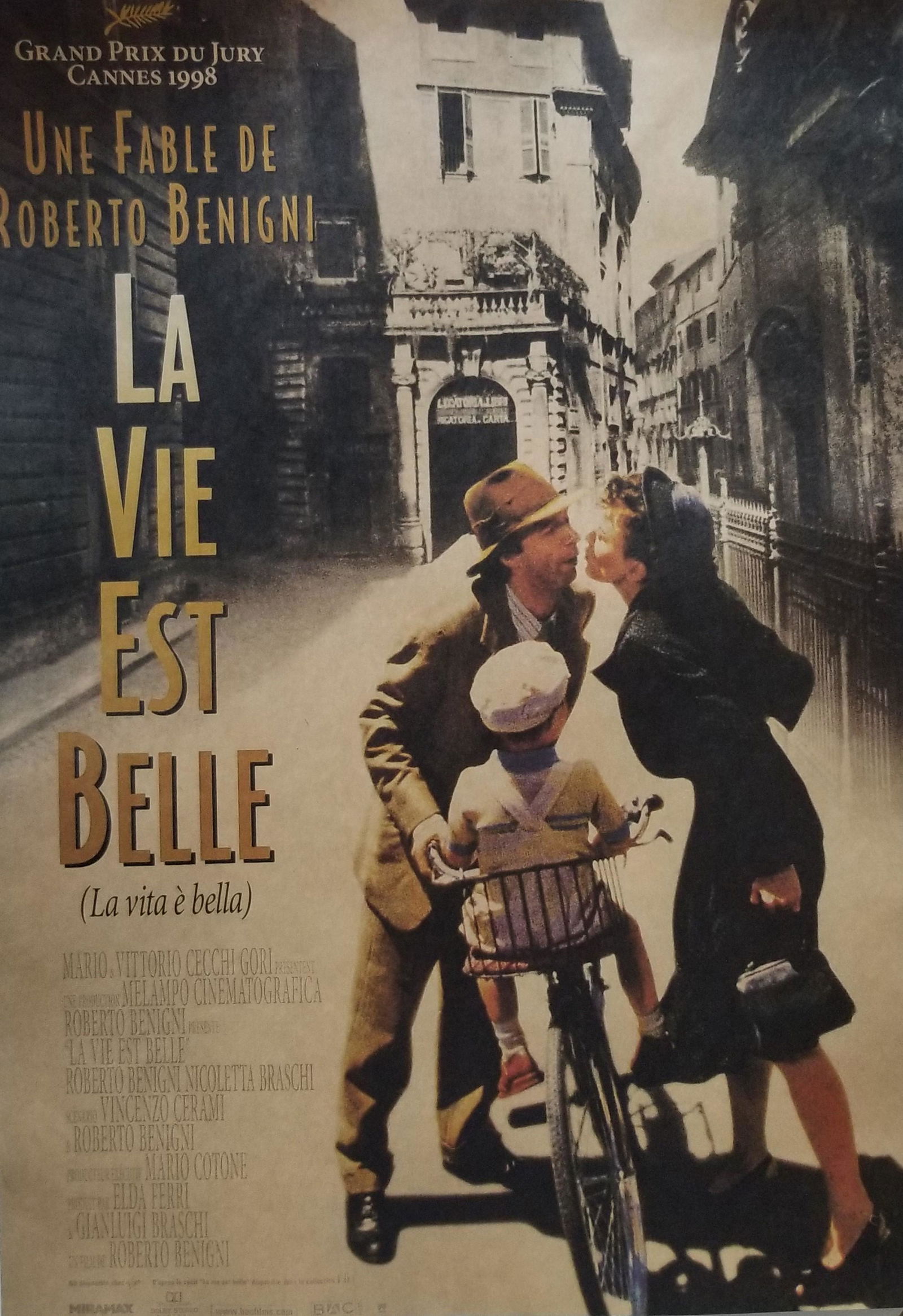 New York Film Poster: New York Film Poster. La Vie Est Belle. Paper Size:14 x 20 inches