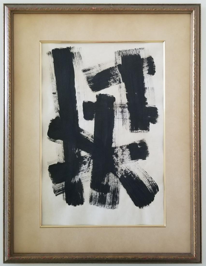 Franz Kline Abstract Expressionism Painting on Paper (1 of 5)