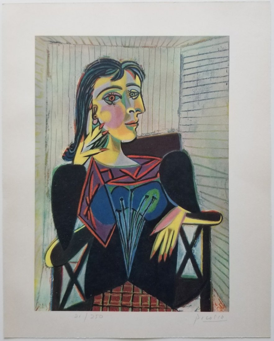 Vintage Pablo Picasso Signed Off-set Lithograph (1 of 3)