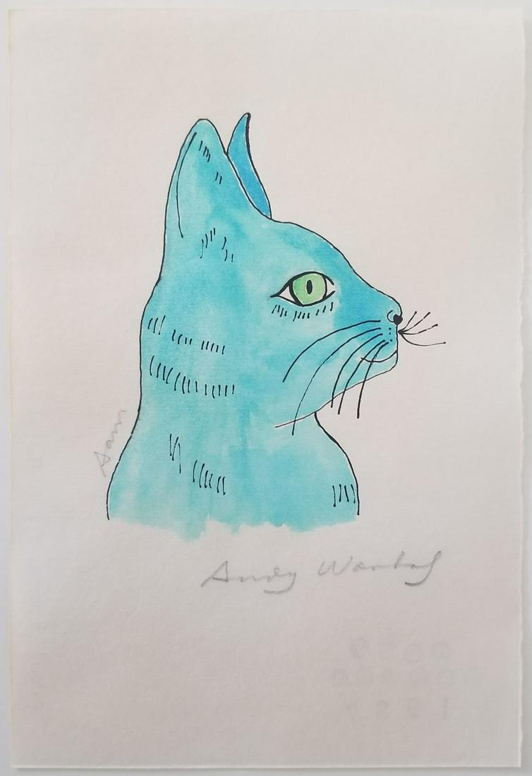 Andy Warhol Mixed Media on Paper (1 of 2)