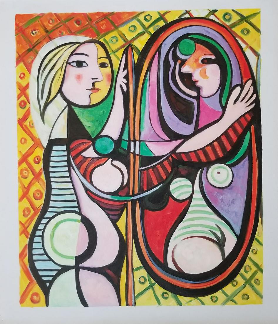 Pablo Picasso Abstract Oil Painting (1 of 3)