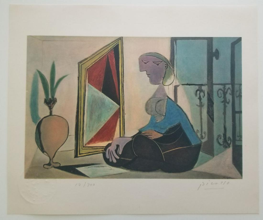 Vintage Pablo Picasso Signed Off-set Lithograph (1 of 4)