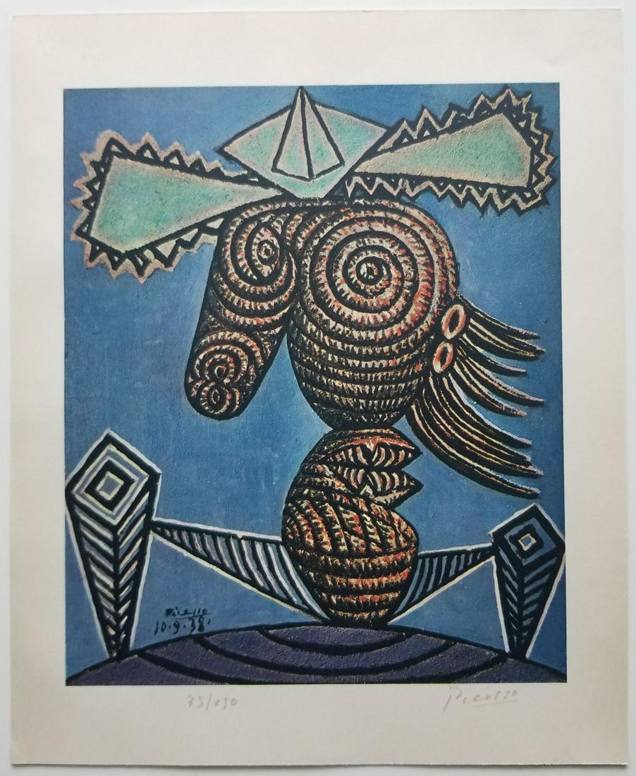 Vintage Pablo Picasso Signed Off-set Lithograph (1 of 4)